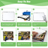 YOUKE OLA 20 Pieces Sublimation Slate Blank Rock Stone Photo Rectangular Frame Heat Transfer Plaque Picture Frame with Display Holder for Birthday, Wedding 4 x 6 Inch YOUKE OLA