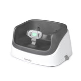 Ingenuity SmartClean Toddler Booster Seat for Kitchen Chair – Lightweight for on-the-go, Easy-Clean, 3-Point Harness Strap – Booster Seat for Dining Table, Slate Ingenuity