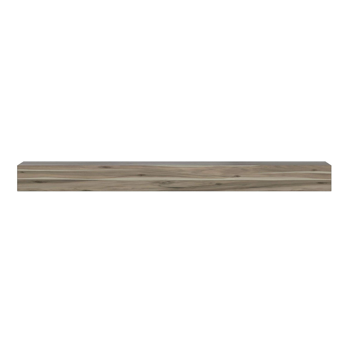 Pearl Mantels 492-72-WEATHER Acacia Wood Fireplace Mantel Shelf, 72", Weathered Finish Pearl Mantels