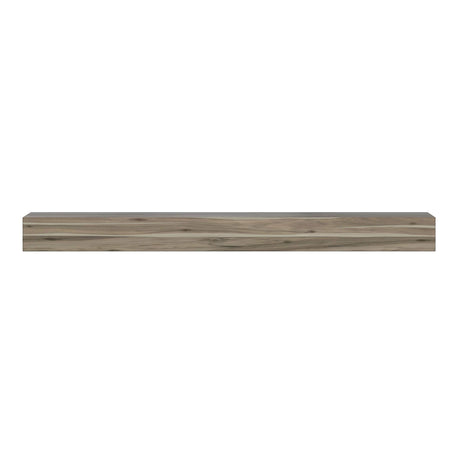 Pearl Mantels 492-72-WEATHER Acacia Wood Fireplace Mantel Shelf, 72", Weathered Finish Pearl Mantels