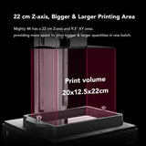 Phrozen Sonic Mighty 4K Large LCD Resin 3D Printer, L7.9 x W4.9 x H8.7 Printing Volume, 9.3" Mono LCD Screen & 22cm Z-axis, Matrix LED UV Light Tech, Large 3D Models, Miniatures,Tabletops phrozen