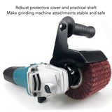 Burnishing Polishing Machine Kit, Handheld Electric Sander Polisher Kit for for Metal, Stainless Steel, Plastic, Wood ViaGasaFamido