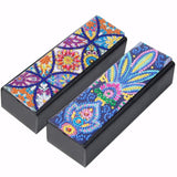 KACASHIP DIY 5D Diamond Painting Sun Glasses Case Storage Box Mandala Pattern Festival Birthday Gift for Adult Women Kids Handwork 2pcs KACASHIP