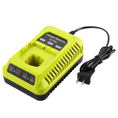 Energup P117 Replacement Ryobi Charger for Li-ion Ni-cad Ni-Mh Battery, for Ryobi 18V MAX One+ Plus Battery P100 P102 P103 P105 P107 P108 1400670 for Ryobi Charger (Not for Ryobi 12V Ni-Cad Battery)