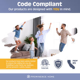 Prominence Home Hero, 28 Inch Traditional Flush Mount Indoor LED Ceiling Fan with Light, Pull Chain, Dual Finish Blades, Reversible Motor - 51656-01 (Brushed Nickel) Prominence Home