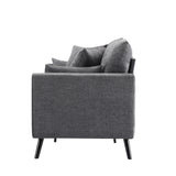 Comkei 70” Loveseat Sofa, Grey Love Seat Couches for Living Room, 2 Seater Small Couch for Small Spaces, Bedroom, Office Sofas Comkei