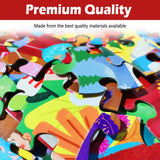 Floor Puzzles for Kids Ages 3-5 Premium 48-Piece 20 x 14 Inch Ballerinas Princess Jigsaw Puzzles for Kids Ages 4-8 KiDEPOCH