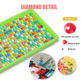 Diamond Painting for Adults and Beginners - 6pcs, 5D Round Diamond Digital Painting Kit, DIY Black Cat Diamond Art Painting, Matisse Van Gogh Living Room Bedroom Decoration (11.8x15.7 inches) GemZono
