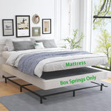 ALDRICH Low Profile Box Spring King Size,3 Inch Heavy Duty Metal Box Spring for King Bed,Mattress Foundation Non-Slip/No Noise/Easy Assembly (King) ALDRICH
