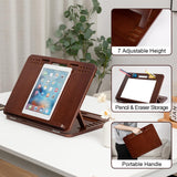 StrongTek Portable Easel for Painting, Adjustable Painting Easel with 7 Positions, Bamboo Tabletop Easel with Handles for Adults, Use as Drawing Board, Painting Easel, Lap Desk, Book Stand for Reading StrongTek