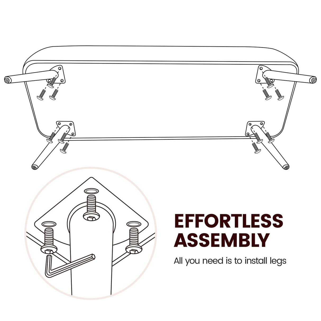 Yaheetech 42 Inches Ottoman with Floding Velvet Storage Bench Foot Stool for Living Room, Bedroom, Entryway Pink Yaheetech