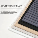 JVJVJ 5 Pack Acoustic Panels, 48" X 24" X 0.4" Decorative Sound Proof Felt Panels, Self-Adhesive Sound proof panels for walls, Creative Slotting Design. (Black) JVJVJ