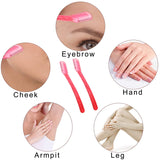 Real Perfection Makeup Brush Set 16 Pcs with 1 Eyebrow Razor Premium Synthetic Foundation Powder Concealers Eyeshadow Blush Makeup Brushes Make up Brushes Kit (Pink) Real Perfection