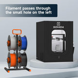 3D Printer Enclosure with Ventilation Kit & LED Strip, 25.59x21.65x29.53 Fireproof & Dustproof Constant Temperature Protective Cover for Ceality Ender 3/Ender 3Pro/Ender SOHIDA