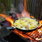 14 inch Barbecue Gloves, 932°F Extreme Heat Resistant Gloves, Firewoof/Waterproof Gloves with overlong Sleeve, for Baking/Oven/Cooking/Pit/Barbecue/Cutting,Textured Palm Handle/Greasy Food Sohatulip