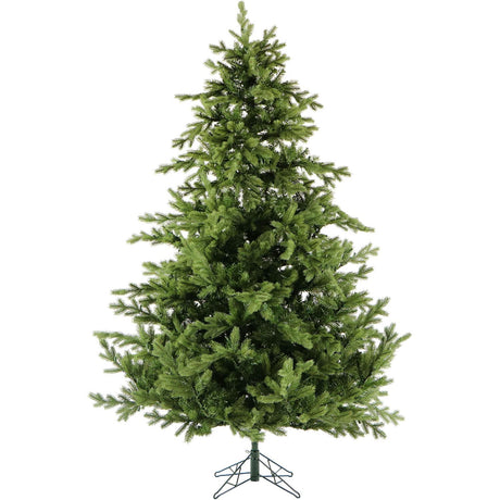 Fraser Hill Farm Woodside Pine Christmas Tree, 12 Feet Tall | Perfect Artificial Holiday Tree for Living Room, Family Room, or Den | No Lights Attached | FFWS012-0GR, Green Fraser Hill Farm