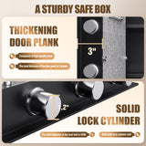 2.3 Cu Ft Safe Box Quick-access Gun Safe with Adjustable Shelf Safes for Home Documents Biometric Fingerprint Safe Box Waterproof With Alarm Lock box for Office Hotel Home ZIWJHK