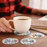 8 PCS Diamond Art Coasters Kits with Holder - Inspirational DIY Farmhouse Rustic Coasters for Beginners, Adults, Kids, Crafts Supplies YLOLUL