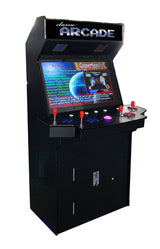 Top Us Video Arcades Full Size Commercial Grade Upright Standup Arcade Machine 4 player 4600 Classic Games 32 inch Screen Black TOP US VIDEO ARCADES