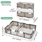 Kitstorack Clear Plastic Under Bed Storage Containers Bins with Lids and 8 Pre-installed Wheels,37.8 Qt, Rolling Foldable Flat Under Bed Organizer Boxes for Clothes Shoes Clothing Bedroom, Large Kitstorack