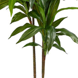 Nearly Natural 48" Dracaena Silk Plant (Real Touch) Green Nearly Natural