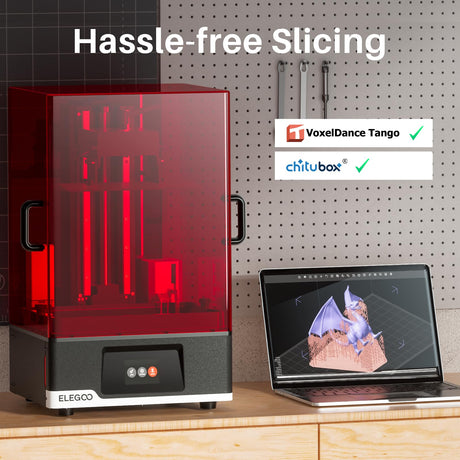 ELEGOO Jupiter SE Resin 3D Printer, Large MSLA 3D Printer with 12.8-inch 6K Monochrome LCD, Printing Size of 10.94 x 6.15 x11.81 Inch ELEGOO