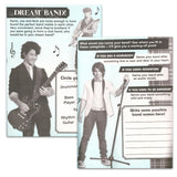 Disney Channel Stars Coloring and Activity Set - 3 Pc Bundle with Hannah Montana and Jonas Brothers Activity Books with Coloring Pages, Posters, More | Kids Pop Music Coloring Activity Set