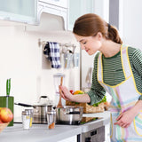 HAKSEN 2PCS Wooden Cooking Spoons, Wooden Kitchen Utensil Large Cooking Spoon for Cooking Serving Mixing HAKSEN