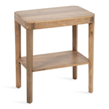 Kate and Laurel Talcott Wood Side Table, 22x14x26, Natural Kate and Laurel