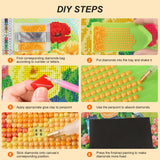 WSLWXSHM Diamond Painting Kits for Adults Deer, Animal Round Full Drill Diamond Art Kits, 5D DIY Paint with Diamonds Crafts for Home Wall Decoration Gifts 12×12Inch WSLWXSHM