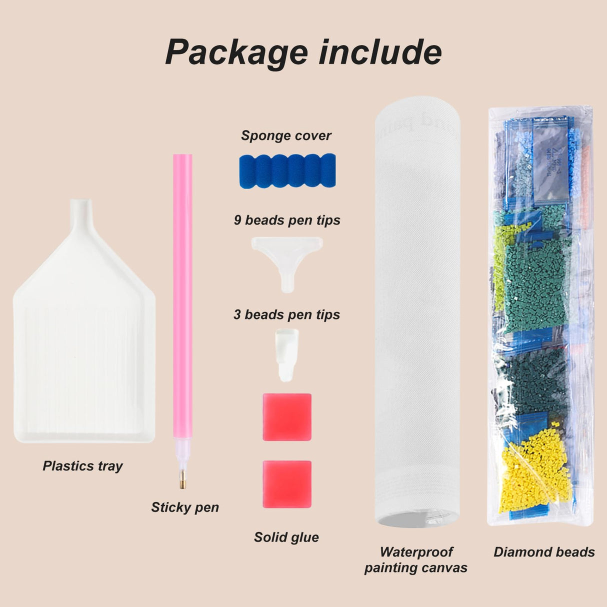 Stalente Diamond Painting Kits for Adults Cat, 5D DIY Diamond Art Kits for Beginners Round Full Drill Diamond Painting for Home Wall Decoration Gift 12×12inch, Animal Stalente