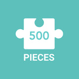 Galison Florette Puzzle, 500 Pieces, 20” x 20” – Floral Jigsaw Puzzle with a Beautiful Illustration by Victoria Ball – Thick Sturdy Pieces, Challenging Family Activity, Makes a Great Gift Galison