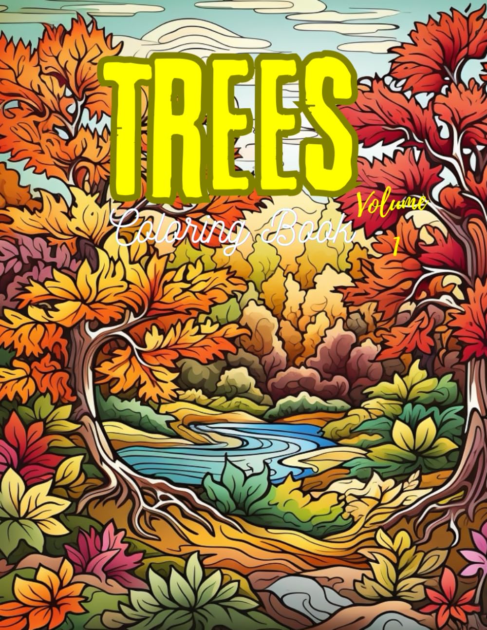 Trees: Coloring Book WoodArtSupply
