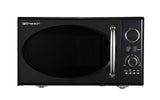 Emerson MWRG0901BK Retro Compact Countertop 800W Microwave Oven with 1,000W Grill Function, LED Display, 5 Power Levels, 8 Auto Menus, Glass Turntable and Child Safe Lock, 0.9 Cu. Ft., Black Emerson
