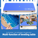 Extra Large Leveling Table for Resin - Resin Leveling Table for Epoxy Resin, 22.8''x 15'' Nonstick Surface, Height & Angular Leveling Feet, Multipurpose No Installation Required Resin Leveling Board JDiction