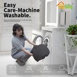 Easy-Going 8 Pieces Recliner Sofa Stretch Sofa Slipcover Sofa Cover Furniture Protector Couch Soft with Elastic Bottom Kids, Spandex Jacquard Fabric Small Checks Dark Gray Easy-Going