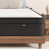 Hotkid,Queen Mattress,10 Inch High Density Foam Hybrid Mattresses in a Box with Individual Pocket Spring,Queen Size mattresses,Breathable Supportive and Pressure Relief,Guest and Kids Bedroom (Queen) Hotkid