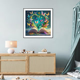 Reluohuo Book Diamond Art Kits for Adults, Love 5D Full Drill Diamond Painting Kits for Beginner, DIY Diamond Painting Kits for Home Wall Decor, 12x12 Inch Reluohuo