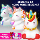Goodyking Paint Your Own Unicorn Lamp Art Kit, DIY Night Light, Arts & Crafts, Painting Kit for Kids Ages 8-12, Art Supplies Birthday Party Holiday Unicorns Gift for Teens Girls Boys Age 3 4 5 6 7 8+ Goody King