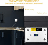 MegaWise Precision Food Scale, 33lb Waterproof Rechargeable Digital Kitchen Scale, 1g/0.04oz Precise Graduation, Weight Grams and Ounces for Cooking Baking, 5 Units Conversion, Tare Function MEGAWISE