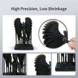 ANYCUBIC Tough 3D Printer Resin 2.0, Tough Resin with High Hardness and High Precision, 365-405nm Fast Curing 3D Resin for 4/8/12/16K LCD/DLP/SLA Resin 3D Printing (Black, 1kg) ANYCUBIC