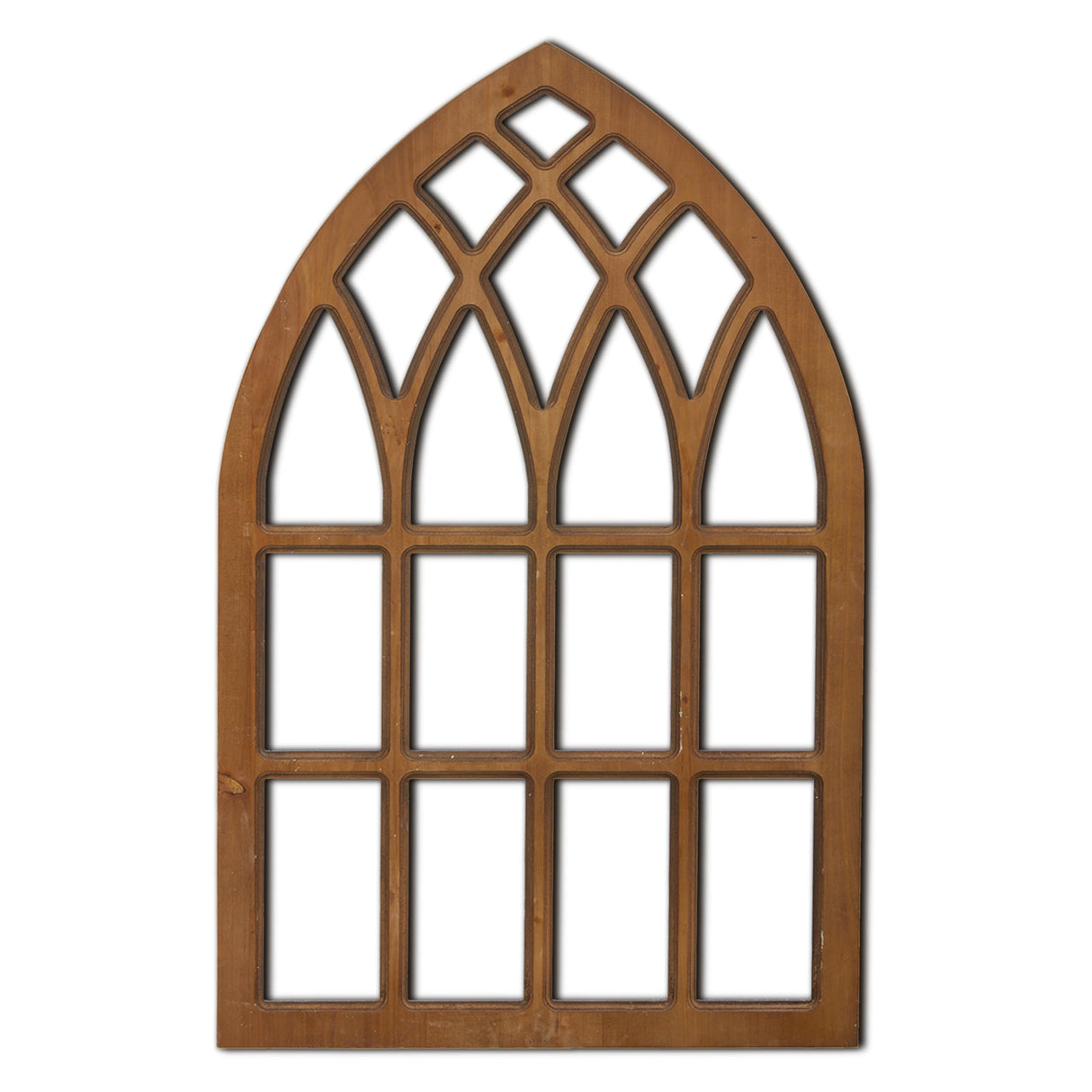 Sintosin Farmhouse Window Frames for Wall Decor Living Room 20 x 32 inch, Hanging Distressed Rustic Arched Wood Window Frame Bedroom Wall Decor Above Bed, Wall Panels for Interior Wall Decor Sintosin