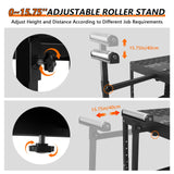 Planer Stand with Wheels,550 lbs Load Capacity Power Tool Stand,Height Adjustable Miter Saw Stand,Planer Table Stand with Extension Rollers, for Most Planers, Saws, Bench-top Machines, Power Tools SGOLAN