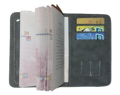 You Kang 3pcs Sublimation Blank Passport & Vaccine Card Holder Cover , Passport Wallet with PU Leather Vaccine Card Cover DIY Craft, black