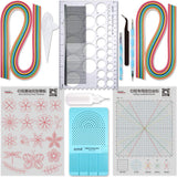 JUYA Quilling Paper and Tools Classic Set QK10 (Blue, Have Glue) JUYA