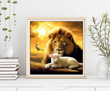 Diymood DIY 5D Diamond Painting Kits for Adults Animal - Diamond Art Kits for Adults Bird Sheep Lion | Full Drill Round | Crystal Mosaic Picture | Beginner | Home Wall Decor | 12x12inch Diymood