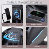 MYTHIA 2026 A303C Massage Chair, Full Body Zero Gravity Recliner with SL Track, Body Scan, 12 Auto Modes, Lumbar Heat, Bluetooth App, Wireless Charge, and Foot Rollers for Home and Office (Black) MYTHIA