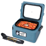 Presto 06017 8-Quart Nomad Traveling Slow Cooker, Blue Presto