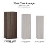 PURPLE LEAF 12' X 20' Hardtop Gazebo Pavilion for Outdoor with Netting and Curtains Deck Backyard Heavy Duty Sunshade Large Metal Patio Permanent Canopy PURPLE LEAF