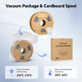 DEEPLEE Rapid PLA Plus Filament 1.75mm, High Speed 3D Printer Filament Up to 600mm/s, PLA+ Filament Dimensional Accuracy +/- 0.02 mm Fits Most FDM 3D Printer, Cardboard Spool Black 1kg Deeplee